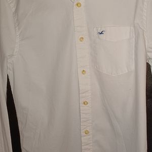 Hollister stretch long sleeve button up shirt
